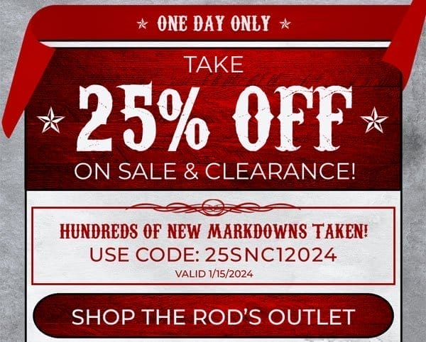 Shop 25% off Sale & Clearance