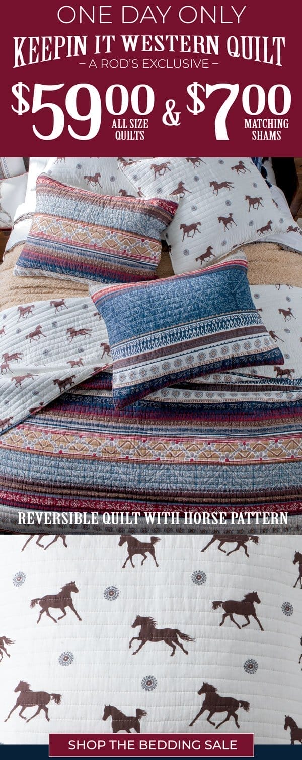 Shop Keepin it Western Quilt & Shams