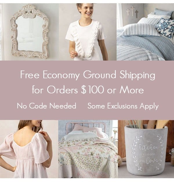 Free Shipping on Orders \\$100 or More!