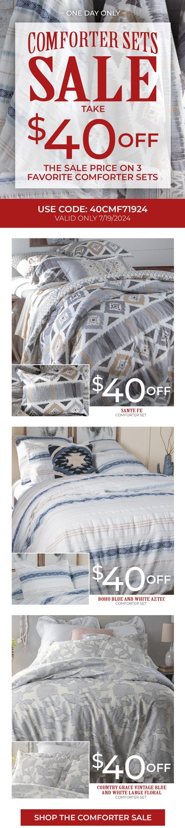 Shop Comforters