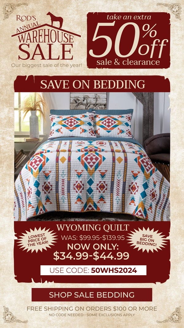 Take An Extra 50% Off Sale Bedding