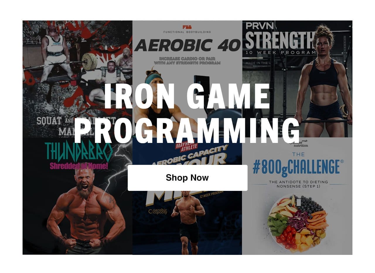 Iron Game Programming - Shop Now