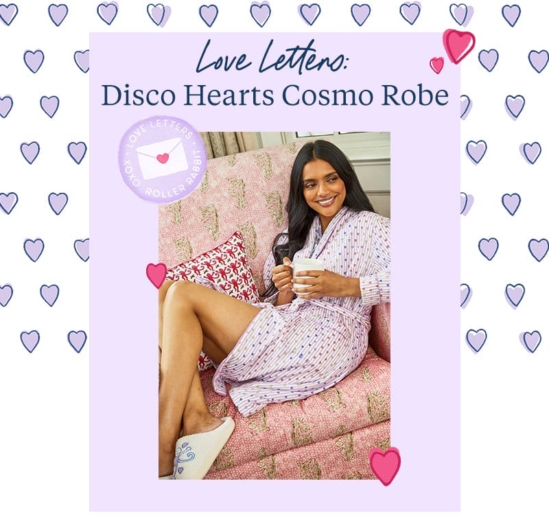 Love Letters: Disco Hearts Cosmo Robe