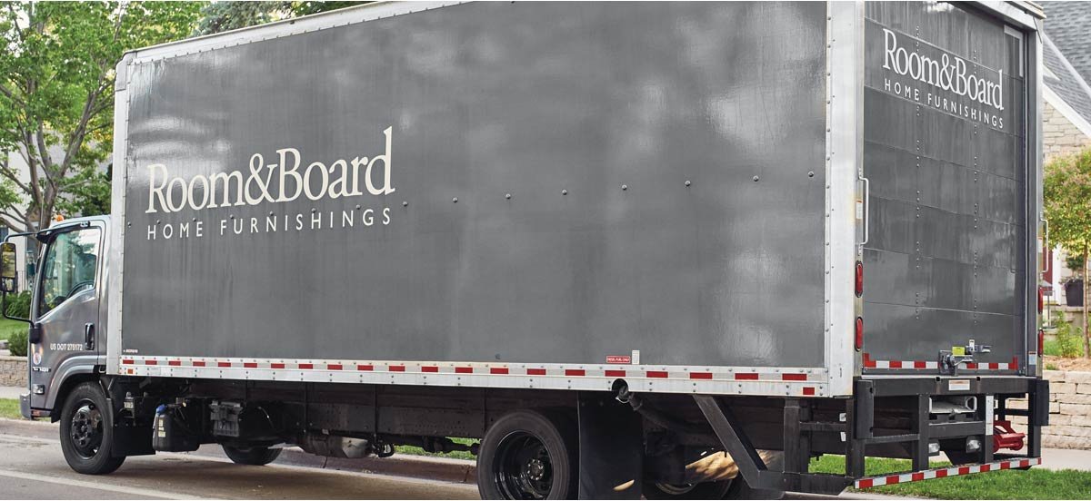 Room & Board Delivery Truck