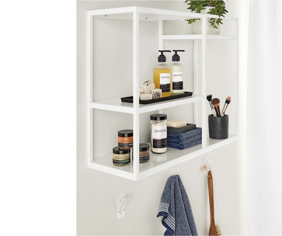 Foshay four-shelf wall unit