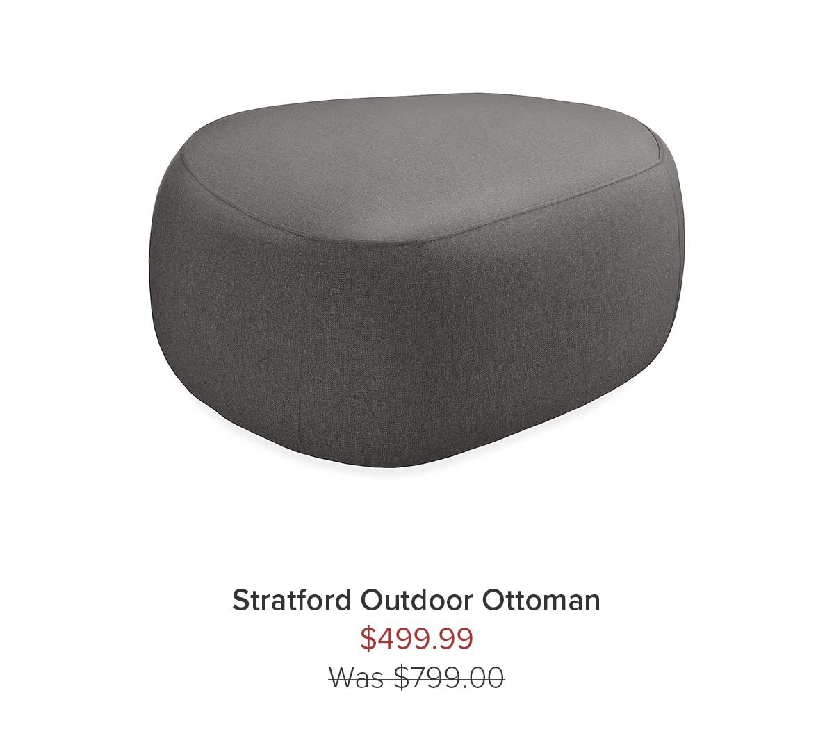 Stratford Outdoor Ottoman - \\$499.99