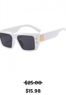 Rivet Detail Cat Eye White Sunglasses