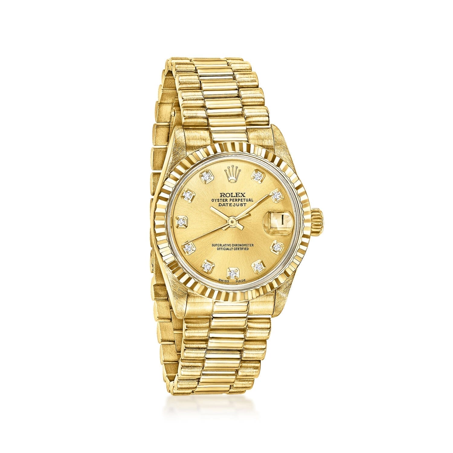 Pre-Owned Rolex Datejust Women's 31mm Automatic 18kt Yellow Gold Watch