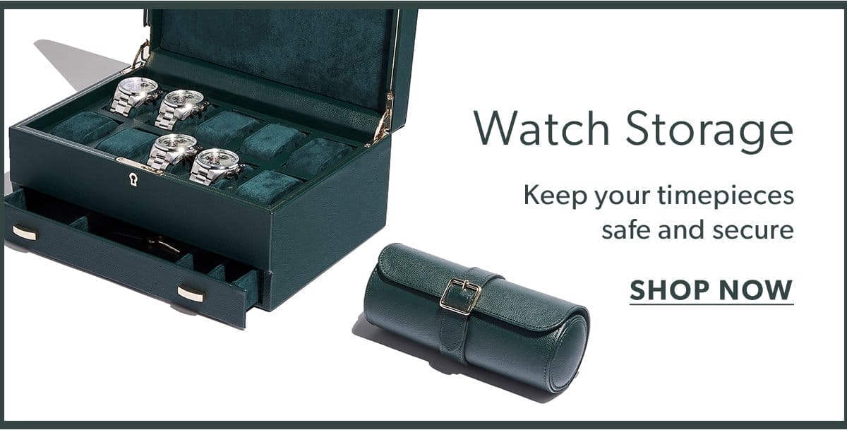 Watch Storage. Shop Now