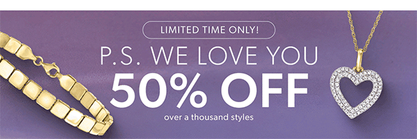 P.S. We Love You. 50% Off