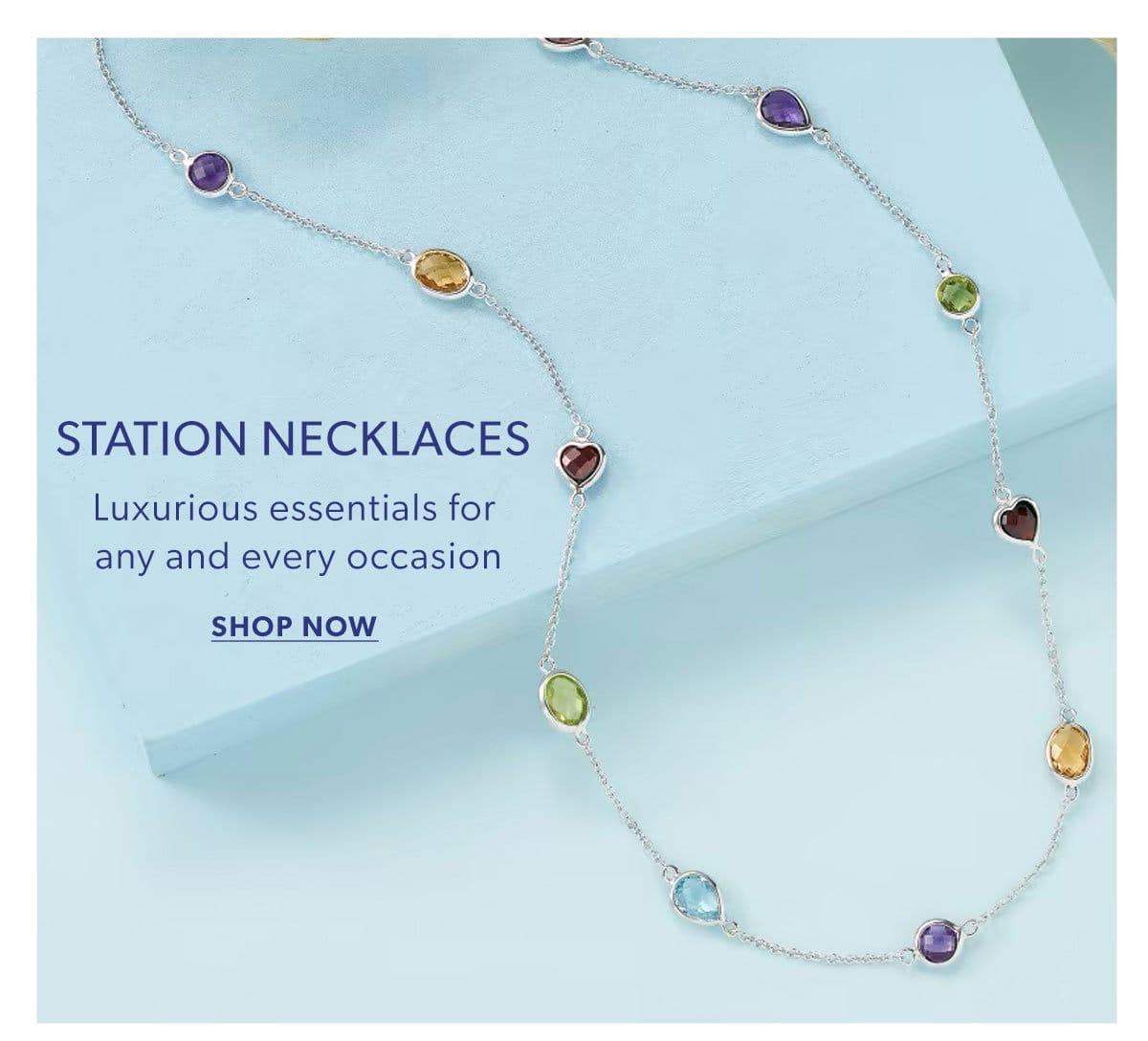 Station Necklaces. Shop Now