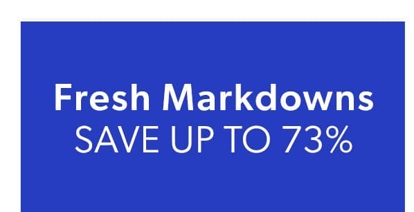 Fresh Markdowns