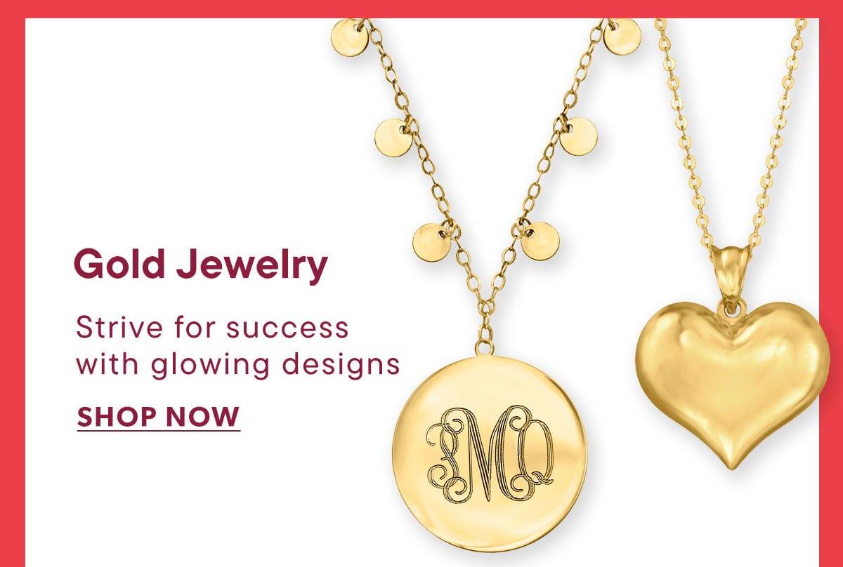 Gold Jewelry. Shop Now