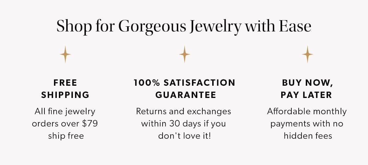 Shop for Gorgeous Jewelry with Ease