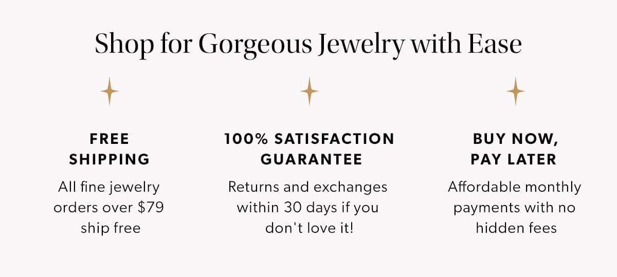 Shop for Gorgeous Jewelry with Ease