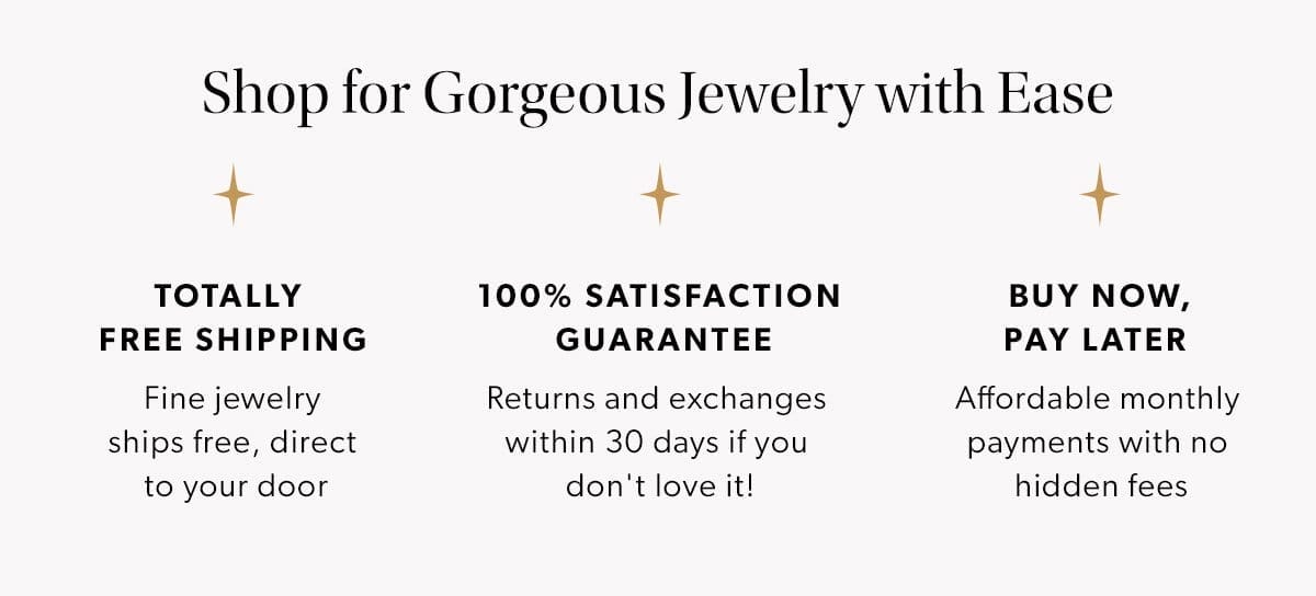 Shop for Gorgeous Jewelry with Ease