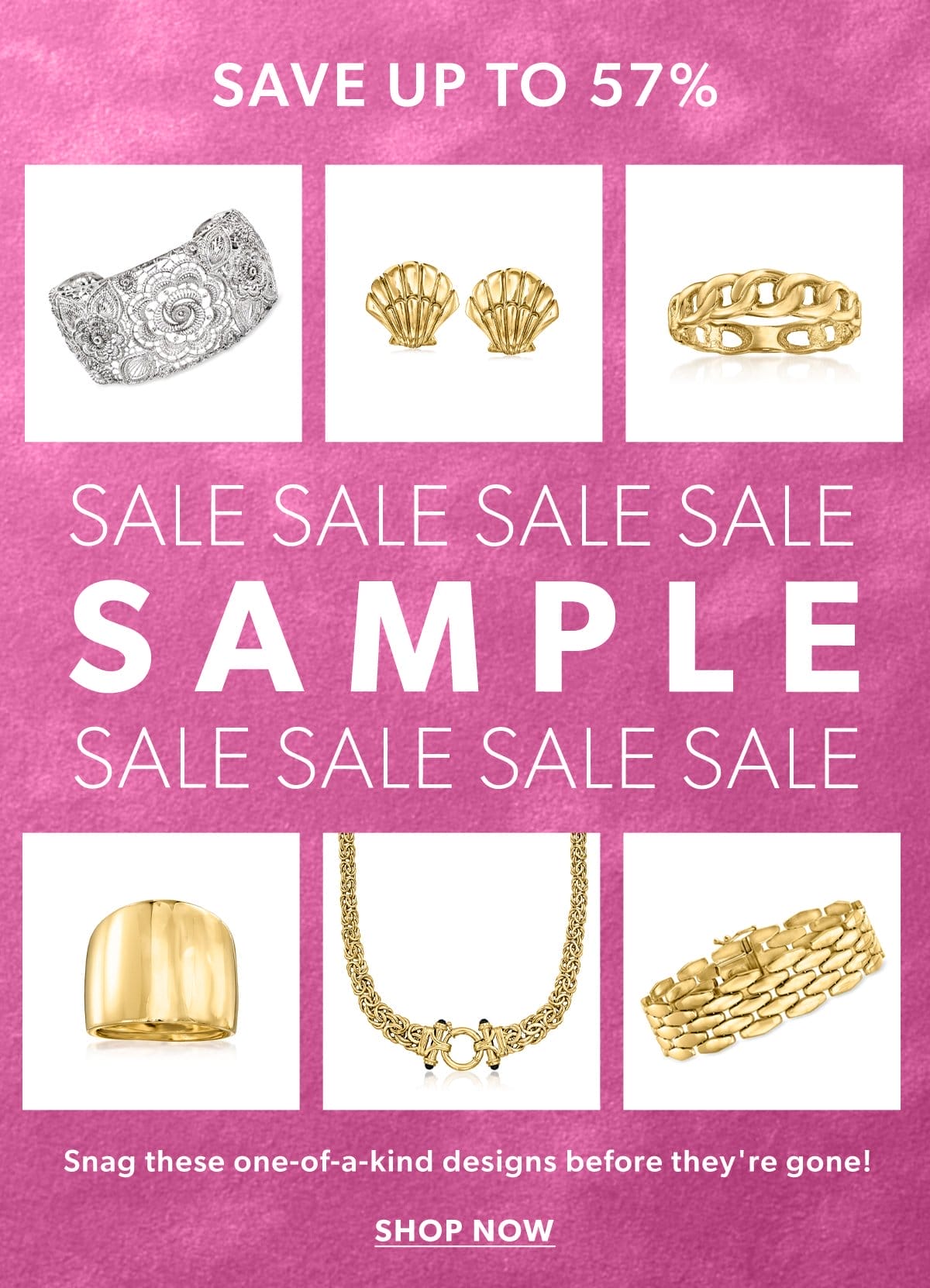 Sample Sale. Save Up To 57%