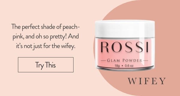 The perfect shade of peach-pink, and oh so pretty! And it’s not just for the wifey.