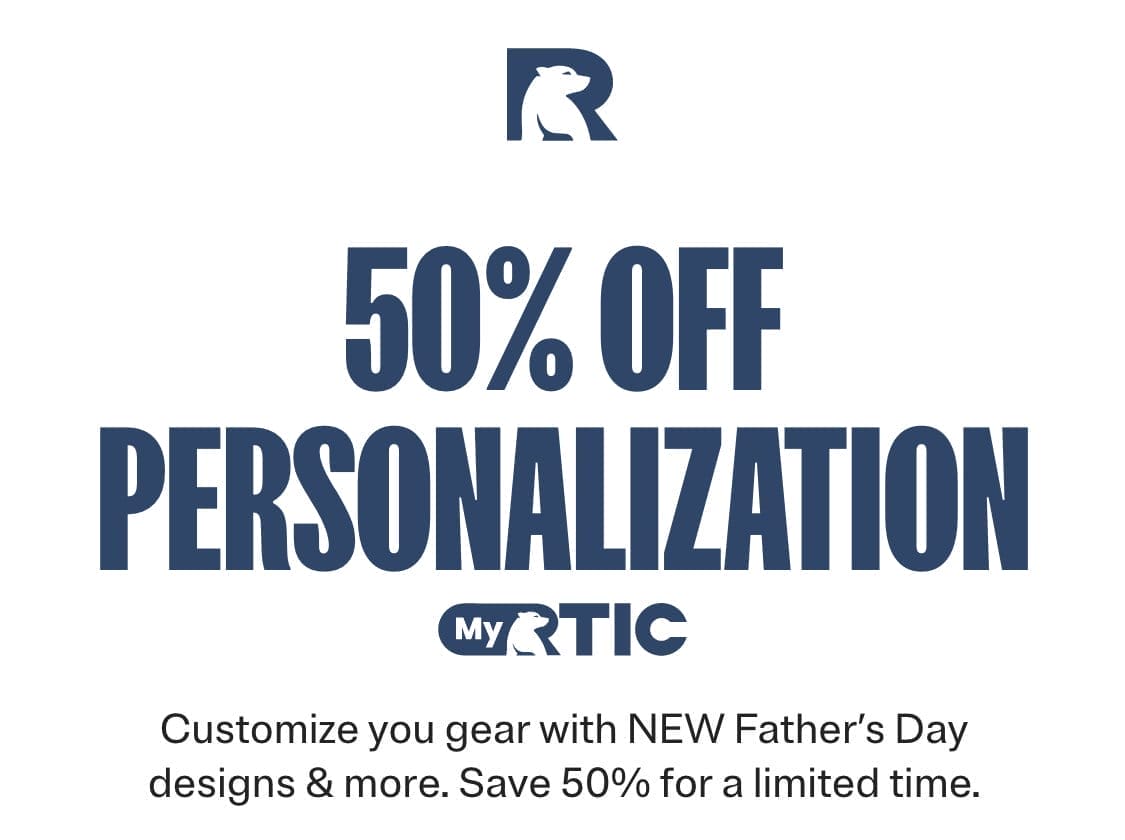 50% Off Personalization