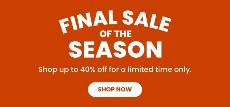Final sale of the season!