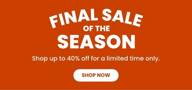 Final sale of the season!