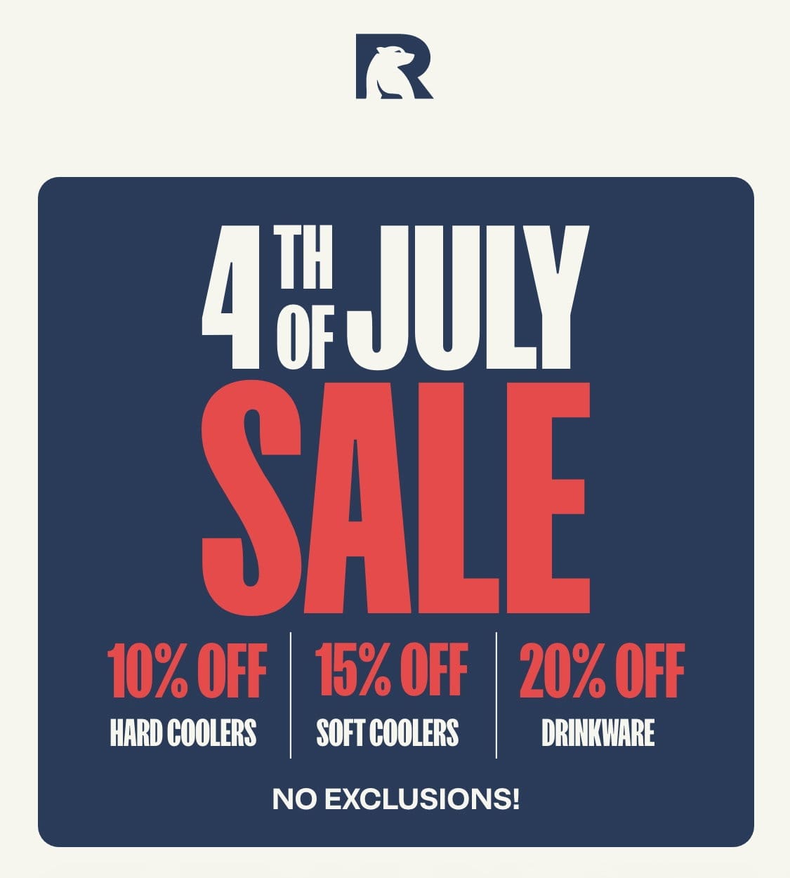 4th of July Sale