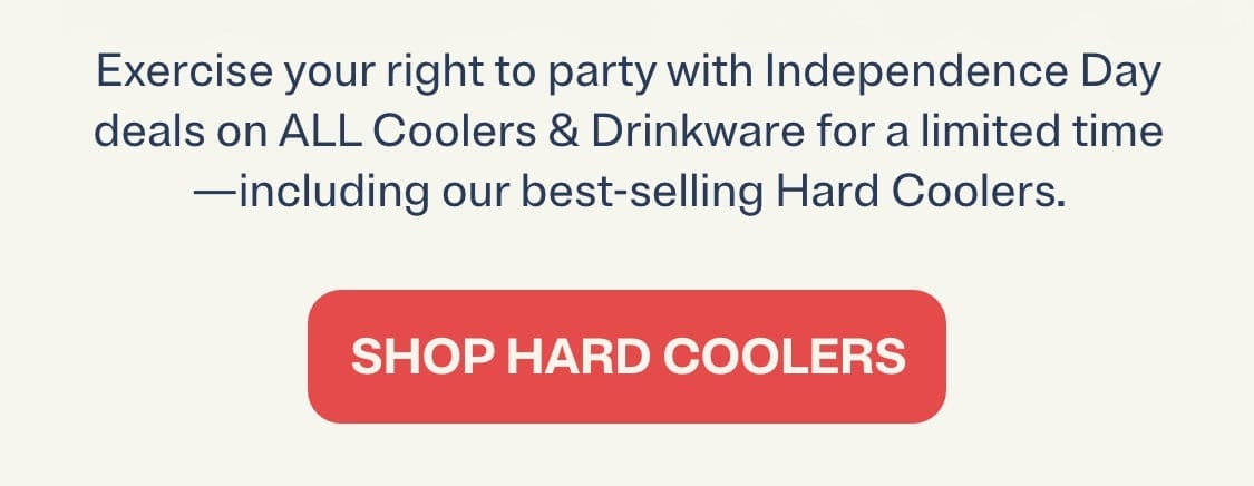 10% Off Hard Coolers