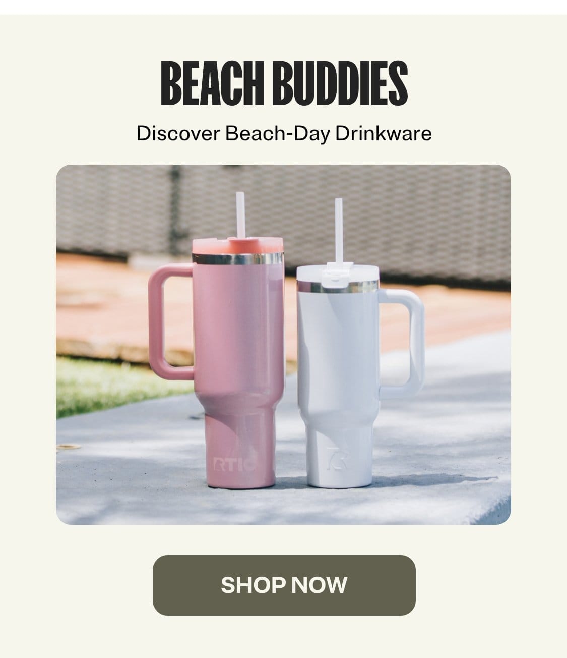 Beach Buddies - shop drinkware.