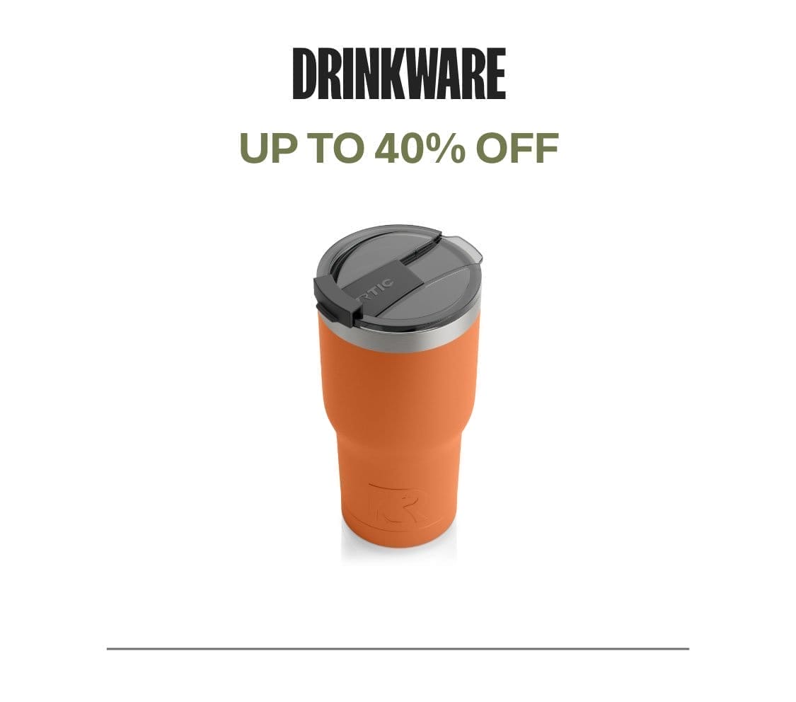 DRINKWARE | UP TO 40% OFF 