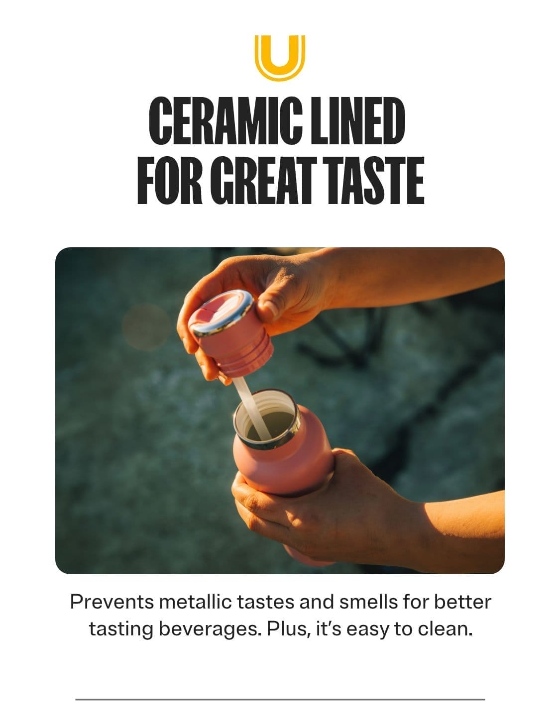 Ceramic Lined for Great Taste