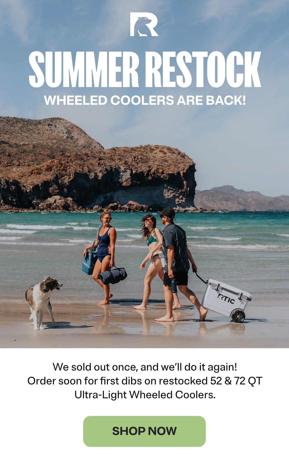 Summer Restock: Wheeled Coolers are Back!