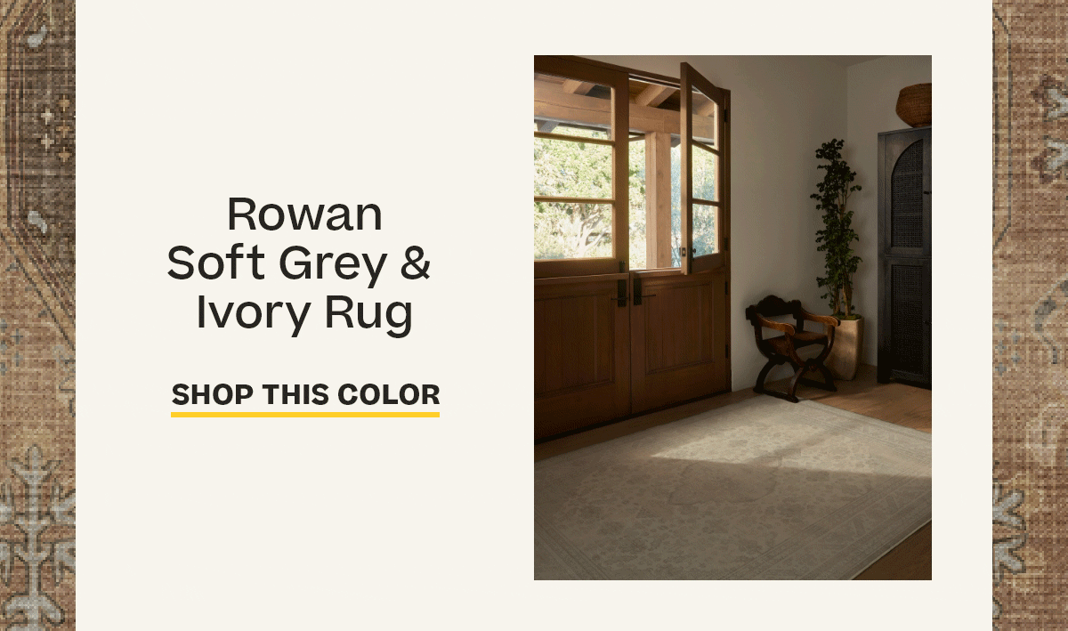 Rowan Soft Grey Ivory Rug