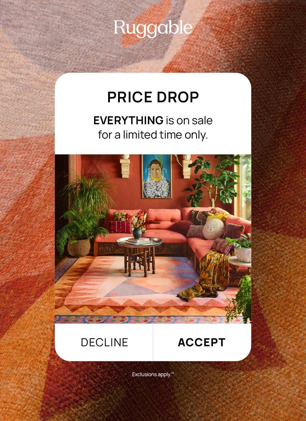 PRICE DROP - EVERYTHING is on sale for a limited time only.