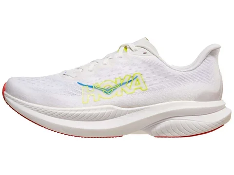 HOKA Mach 6 Men's Shoes White/Nimbus Cloud