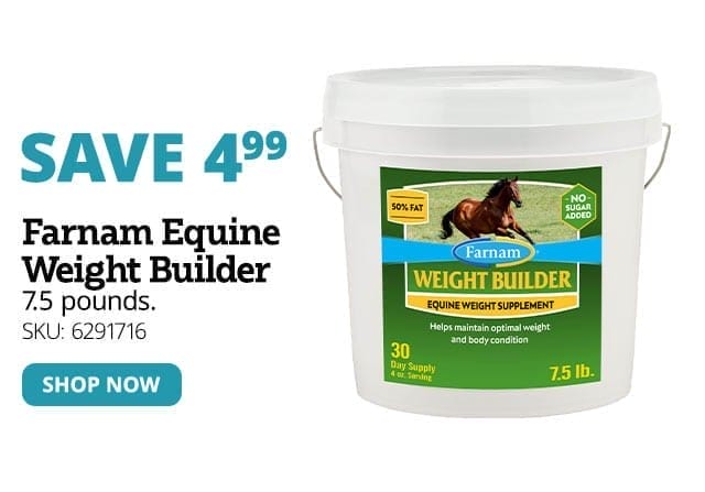 Farnam Equine Weight Builder, 7.5 lb. Bucket - 100536873