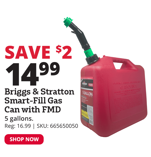 Briggs & Stratto Smart-Fill Gas Can