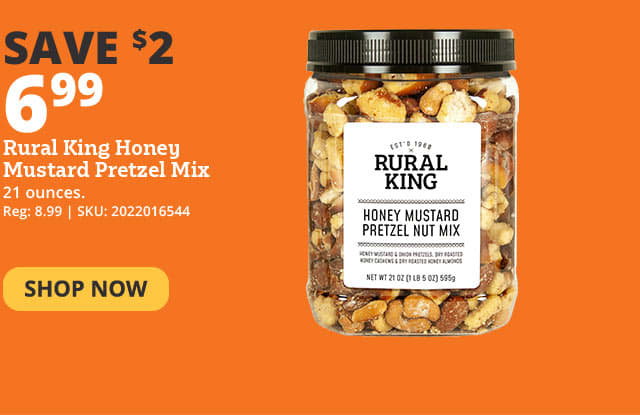 Rural King Honey Mustard Pretzel Mix, 21 oz.