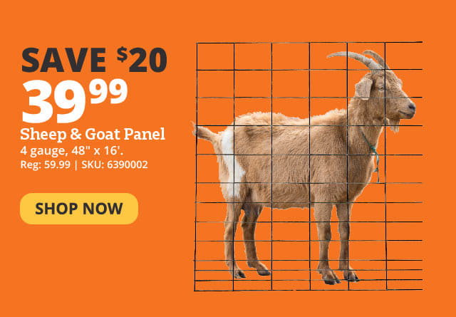 Sierra Sheep and Goat Panel 48" x 16' - 90406