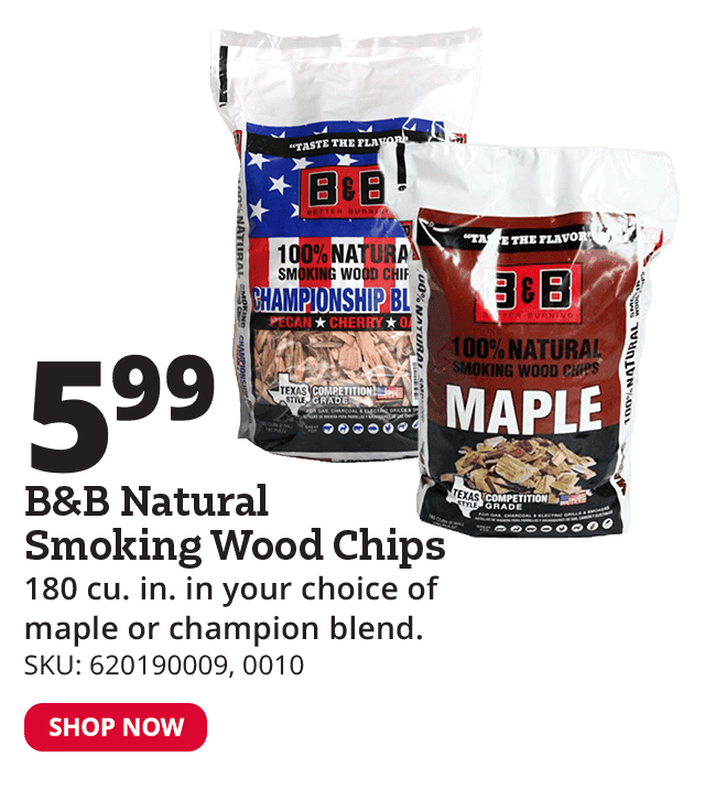 B&B Natural Smoking Wood Chips