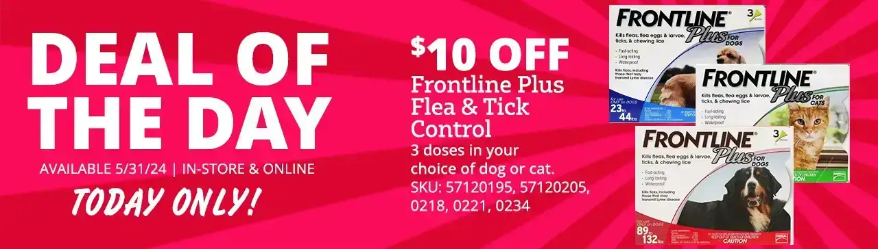 Frontline Plus Flea and Tick Control