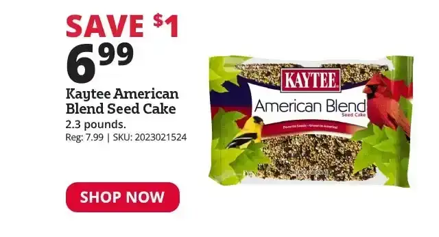 Kaytee All American Blend Seed Cake - 100213827