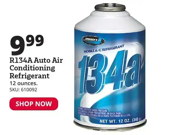 R134A Auto Air Conditioning Refrigerant, 12 oz. - 6312