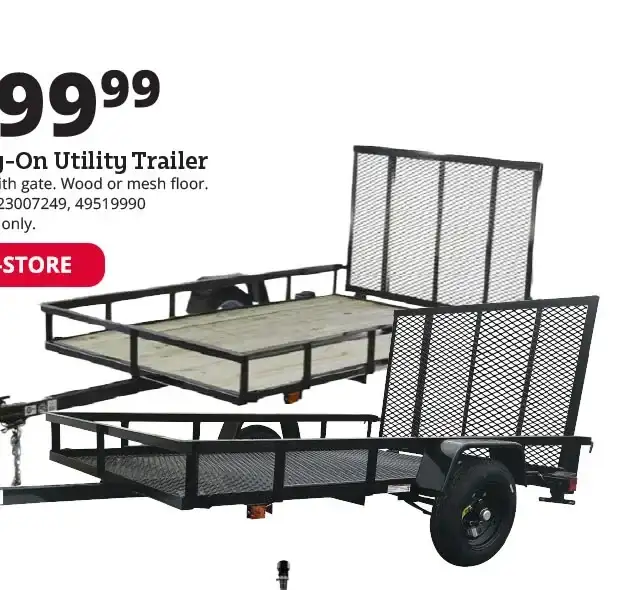Carry-On Utility Trailer 5' x 8'