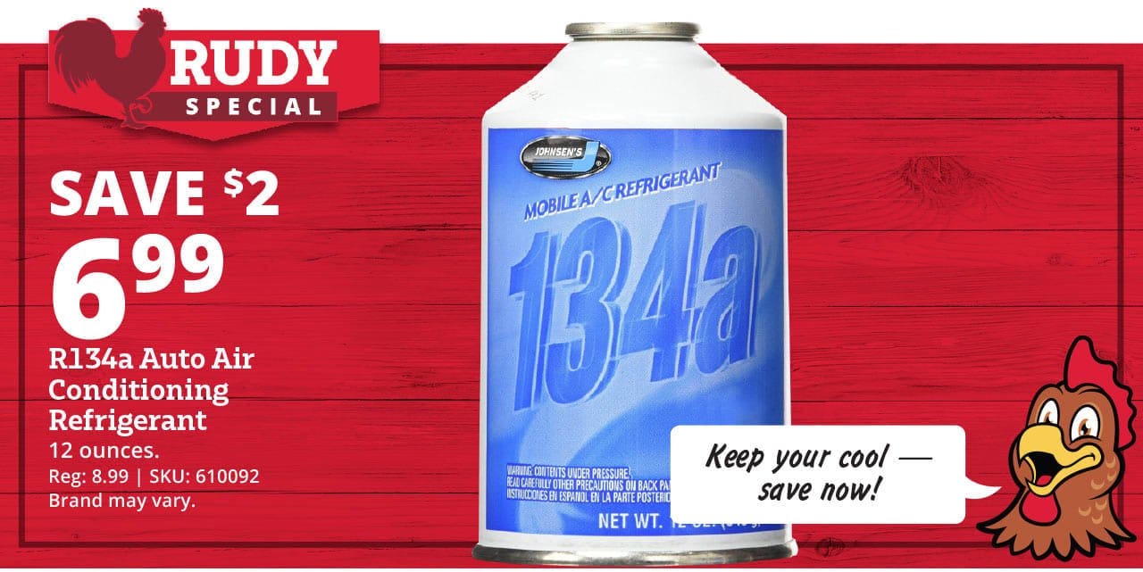 National™ R134a Auto and Air Conditioning Refrigerant, 12 oz.