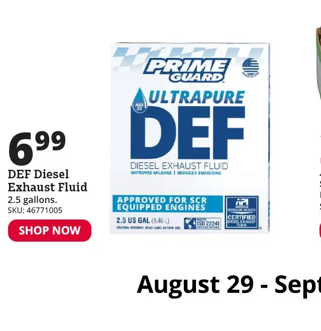 DEF Disel Exhaust Fluid