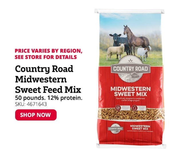 Country Road Midwestern Sweet Mix Feed, 50 lb. Bag