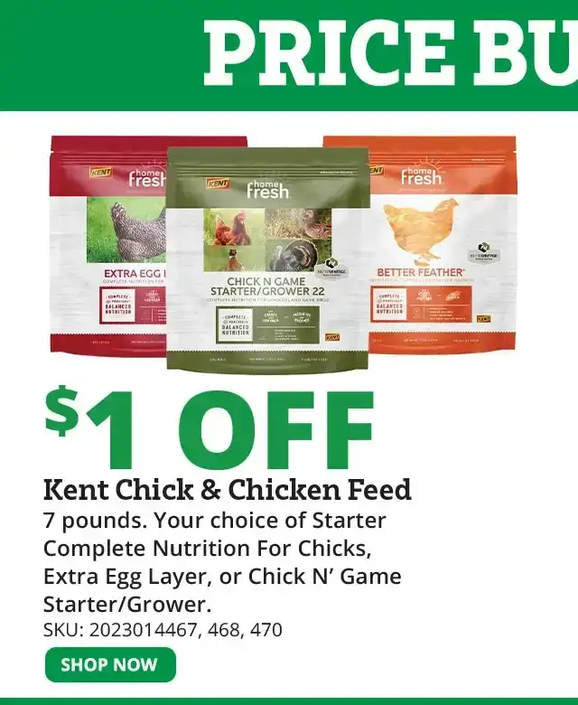 Kent Chick & Chicken Feed 7lb Various Types