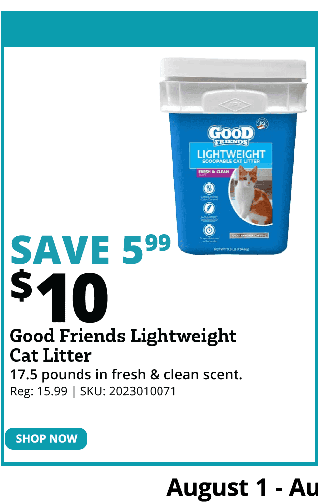 Good Friends Lightweight Cat Litter