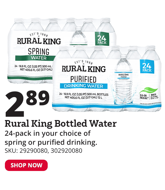 Rural King Bottled Water