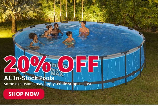 20% Off All In-Stock Pools